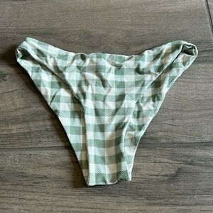 Mimi swim gingham bikini bottom